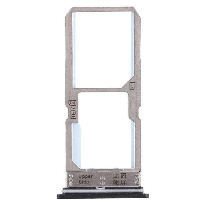 For Vivo Y67 SIM Card Tray + SIM Card Tray / Micro SD Card Tray (Black)