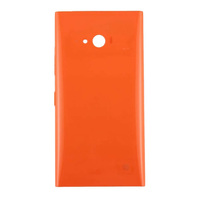 Solid Color NFC Battery Back Cover for Nokia Lumia 735 (Orange)