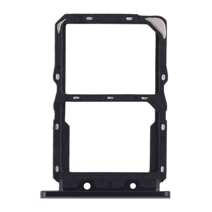 SIM Card Tray + NM Card Tray for Huawei Nova 5 (Black)