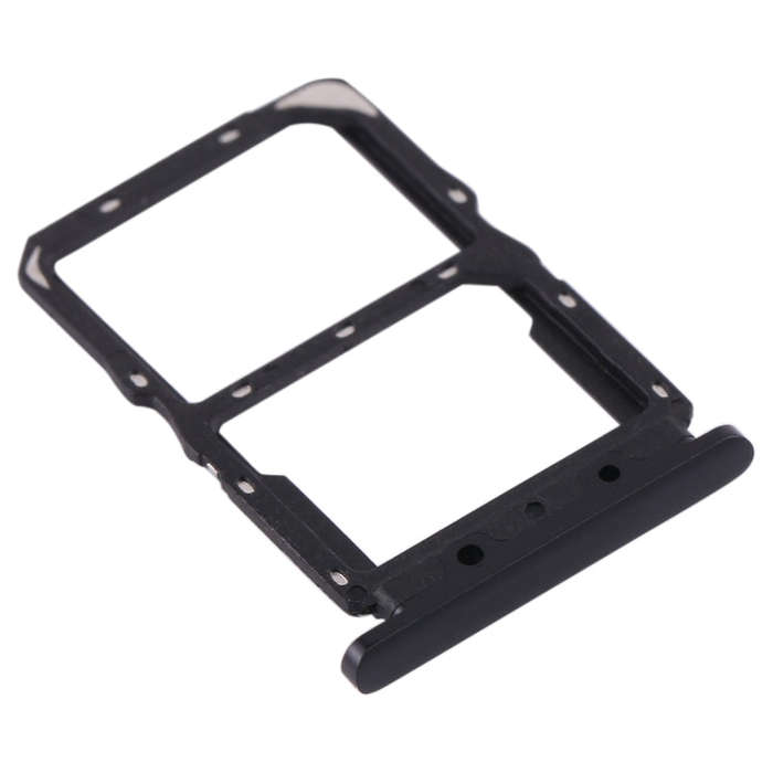 SIM Card Tray + NM Card Tray for Huawei Nova 5 (Black)