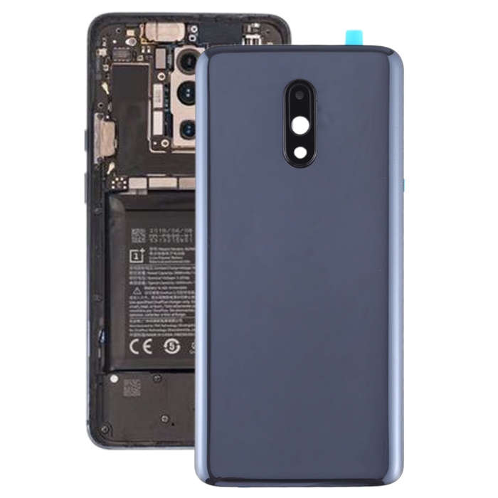 For OnePlus 7 Original Battery Back Cover with Camera Lens Cover (Grey)