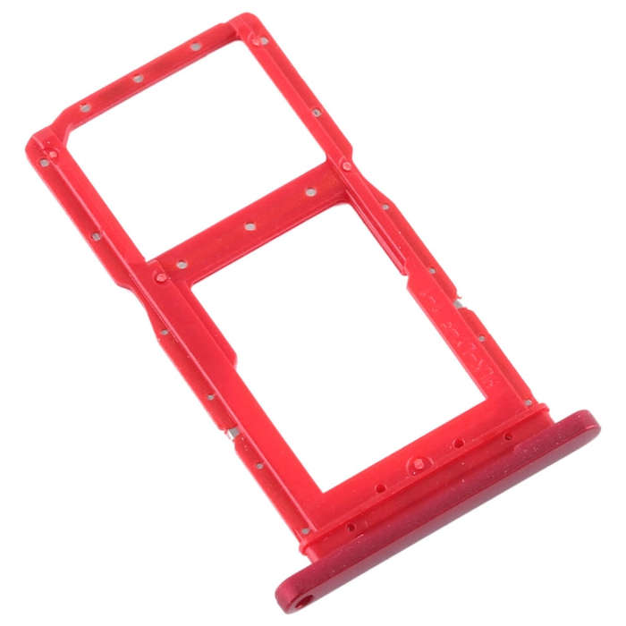 SIM Card Tray + SIM Card Tray / Micro SD Card Tray for Huawei Honor 9X / Honor 9X Pro(Red)