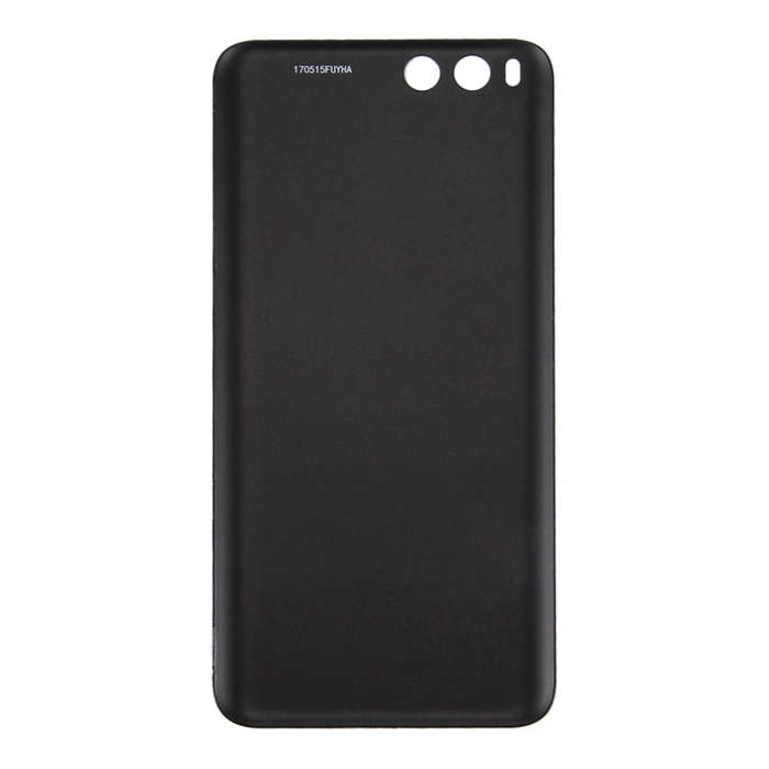 For Xiaomi Mi 6 Glass Battery Back Cover(Black)