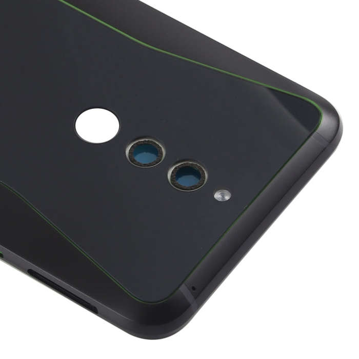Original Middle Frame Bezel Plate + Battery Back Cover for Xiaomi Black Shark Helo(Black)