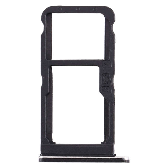 SIM Card Tray + SIM Card Tray / Micro SD Card Tray for Nokia 7 TA-1041 (Black)