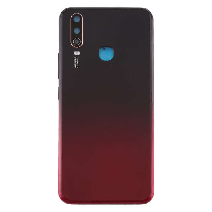 For Vivo Y3 Battery Back Cover with Camera Lens (Red)