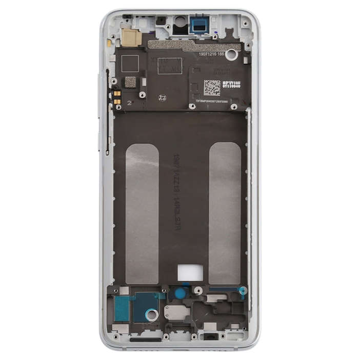 Front Housing LCD Frame Bezel Plate for Xiaomi Mi CC9 / 9 Lite(Silver)