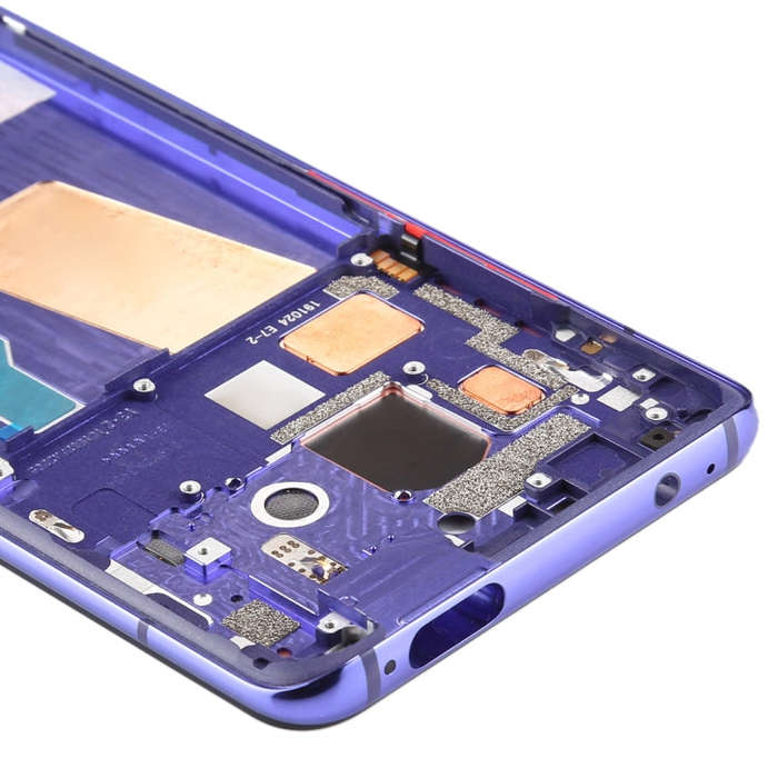 Front Housing LCD Frame Bezel Plate With Side Keys for Xiaomi Redmi K30 Pro (Purple)