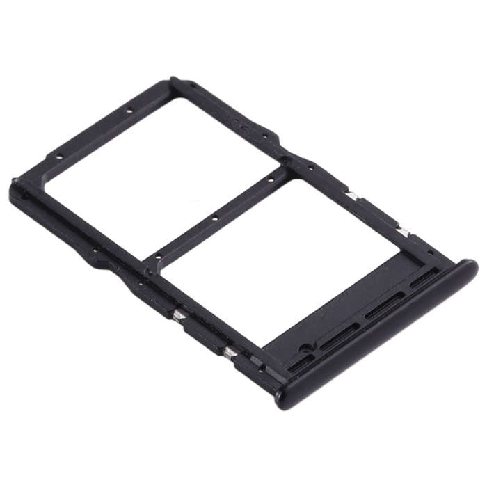 SIM Card Tray + NM Card Tray for Huawei Nova 5z / Nova 5i Pro (Black)