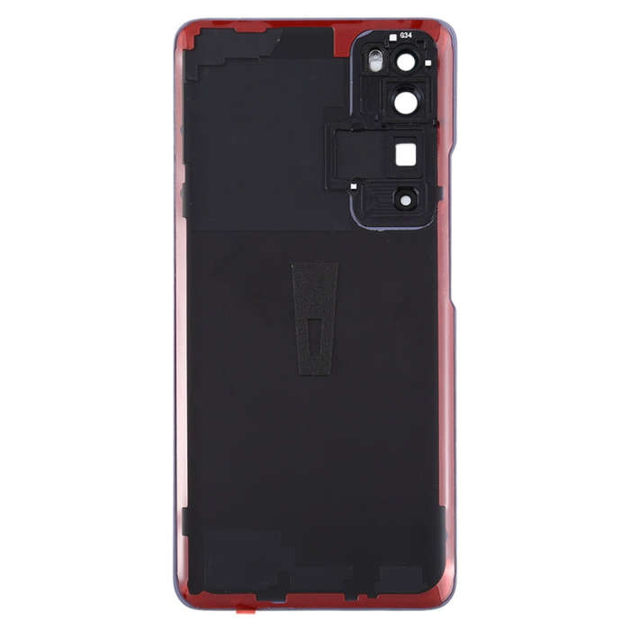 Original Battery Back Cover with Camera Lens Cover for Huawei Nova 7 Pro 5G(Silver)