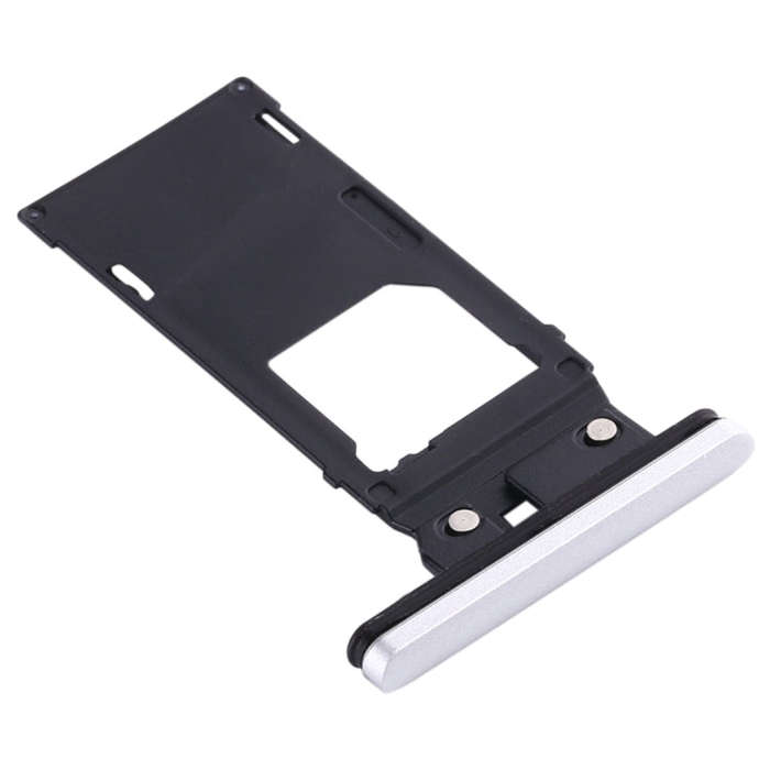 SIM Card Tray + Micro SD Card Tray for Sony Xperia XZ3(White)