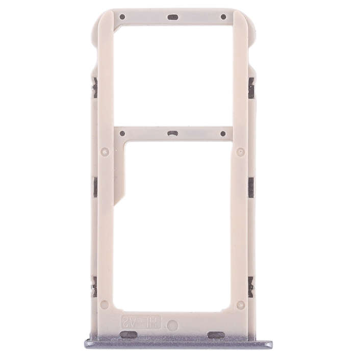 SIM Card Tray + SIM Card Tray / Micro SD Card Tray for Huawei Honor 6A (Grey)