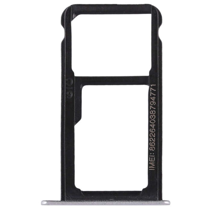 SIM Card Tray + SIM Card Tray / Micro SD Card for Huawei P9 Lite(Silver)