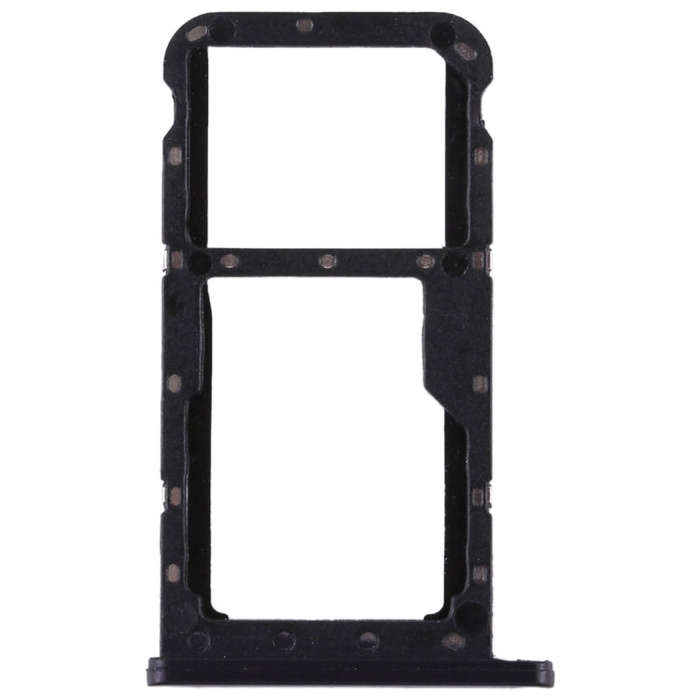 SIM Card Tray + SIM Card Tray / Micro SD Card for Huawei P20 Lite / Nova 3e (Black)