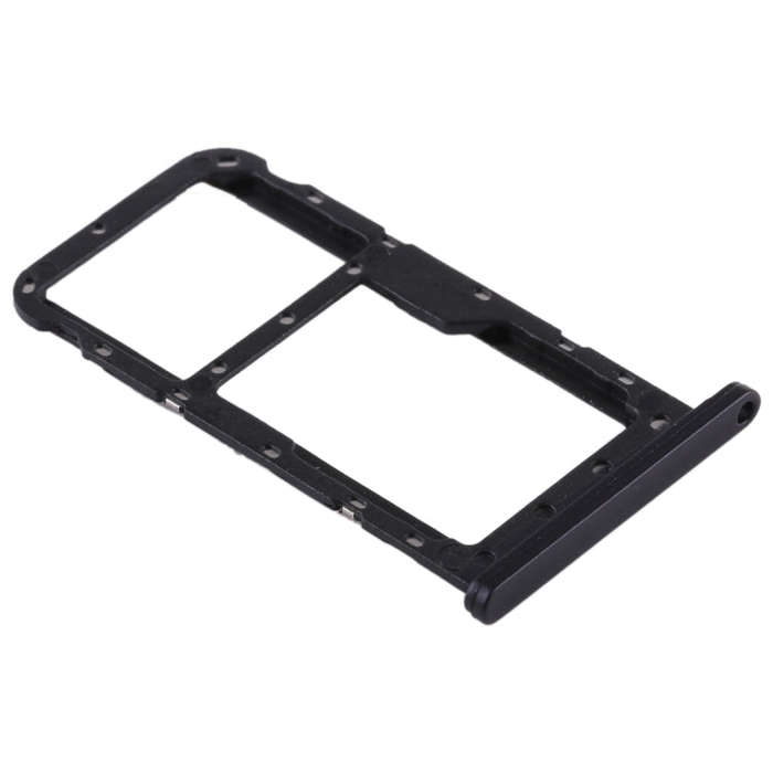 SIM Card Tray + SIM Card Tray / Micro SD Card for Huawei P20 Lite / Nova 3e (Black)