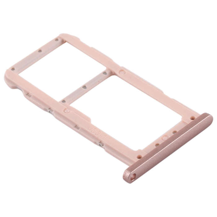 SIM Card Tray + SIM Card Tray / Micro SD Card for Huawei P20 Lite / Nova 3e (Pink)