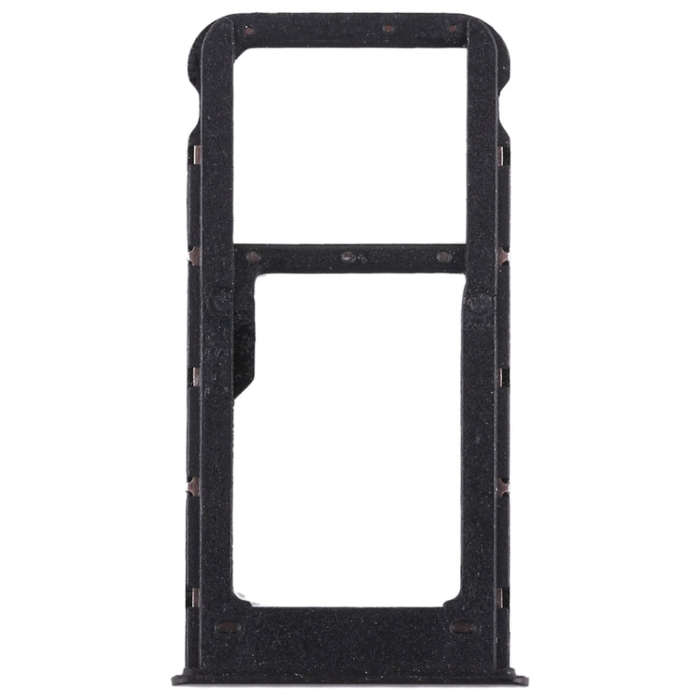 SIM Card Tray + SIM Card Tray / Micro SD Card for Huawei P smart (Enjoy 7S) (Black)