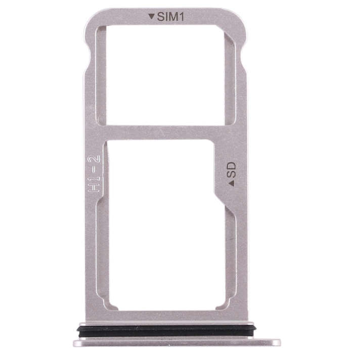 SIM Card Tray + SIM Card Tray / Micro SD Card for Huawei Mate 10 (Silver)