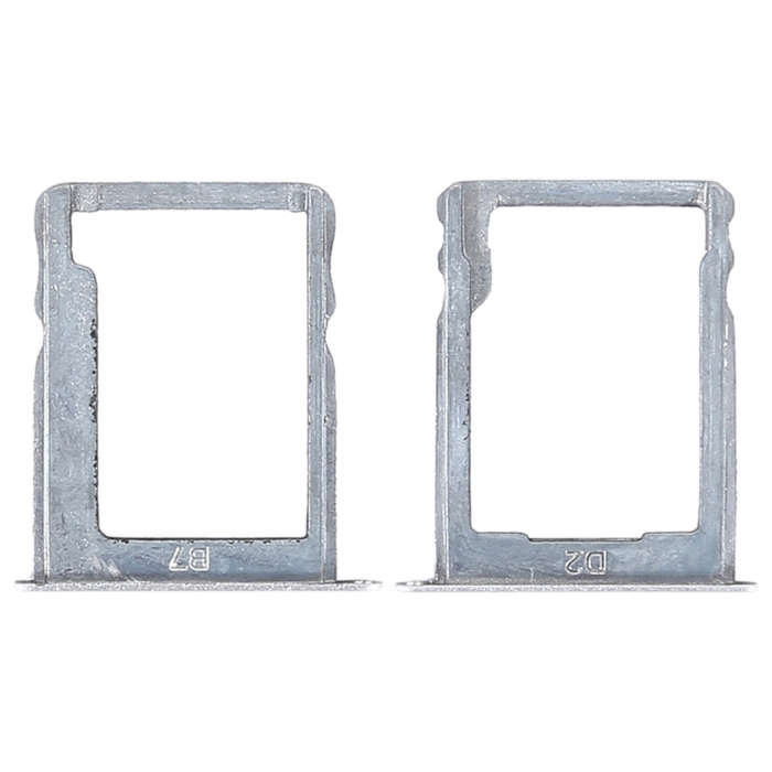 SIM Card Tray + SIM Card Tray / Micro SD Card for Huawei Enjoy 5s (Silver)