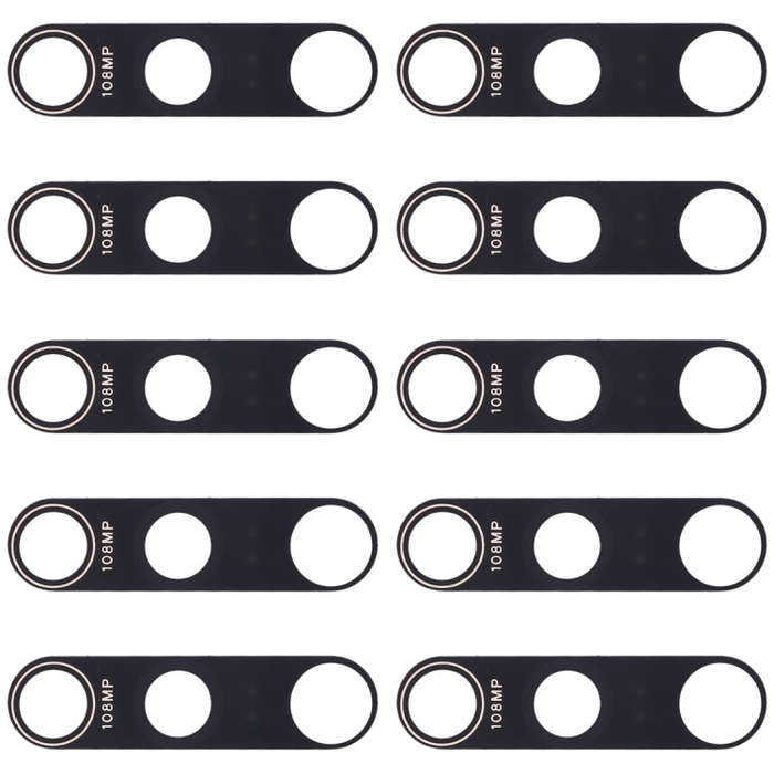 10 PCS Back Camera Lens for Xiaomi Mi 10 Pro 5G