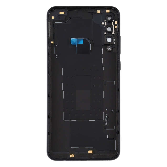 Original Battery Back Cover with Camera Lens Cover for Huawei Y6p(Black)