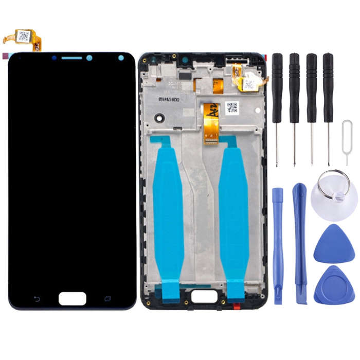 OEM LCD Screen for Asus Zenfone 4 Max ZC554KL X00ID Digitizer Full Assembly with FrameBlack)