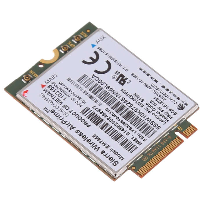 EM7455 Sierra Wireless FDD/TDD LTE Cat6 4G Module, 4G CARD for Lenovo laptop ThinkPad P50 P50S P4...
