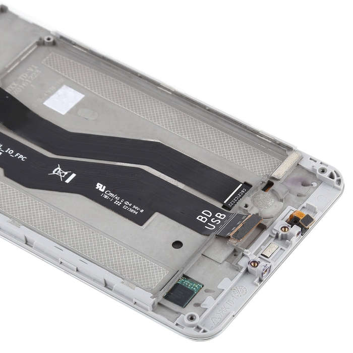 OEM LCD Screen for Asus Zenfone 3 Zoom ZE553KL Digitizer Full Assembly with FrameWhite)