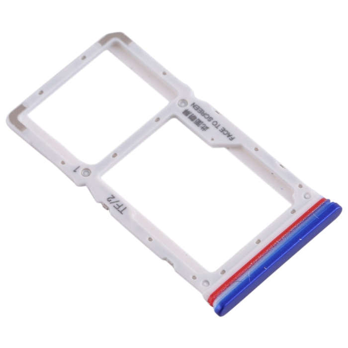 SIM Card Tray + SIM / Micro SD Card Tray for Xiaomi Redmi K30 4G(Blue)