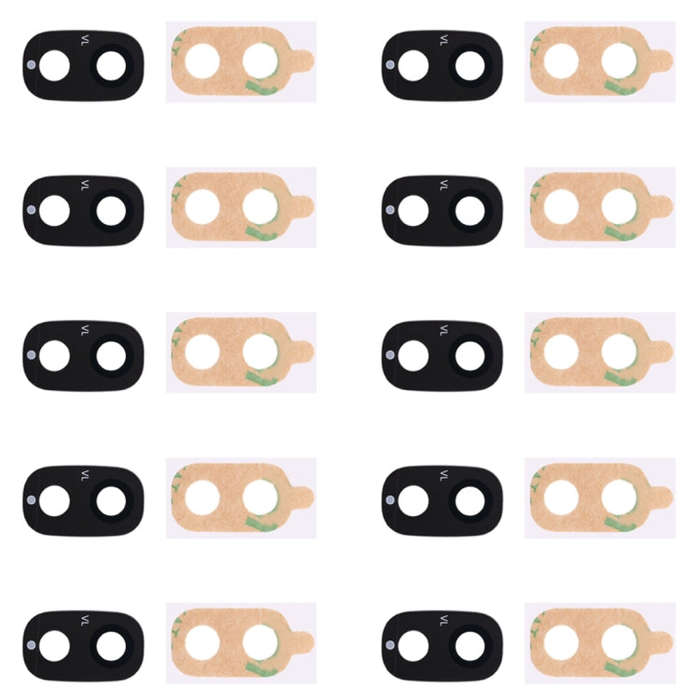 For Galaxy J7 Pro 10pcs Back Camera Lens Cover with Sticker
