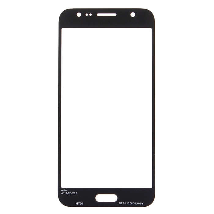 For Galaxy J7 / J700 Front Screen Outer Glass Lens (Black)