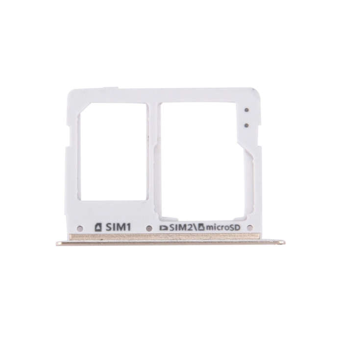 For Galaxy C5 / C5000 SIM Card Tray + Micro SD / SIM Card Tray (Gold)