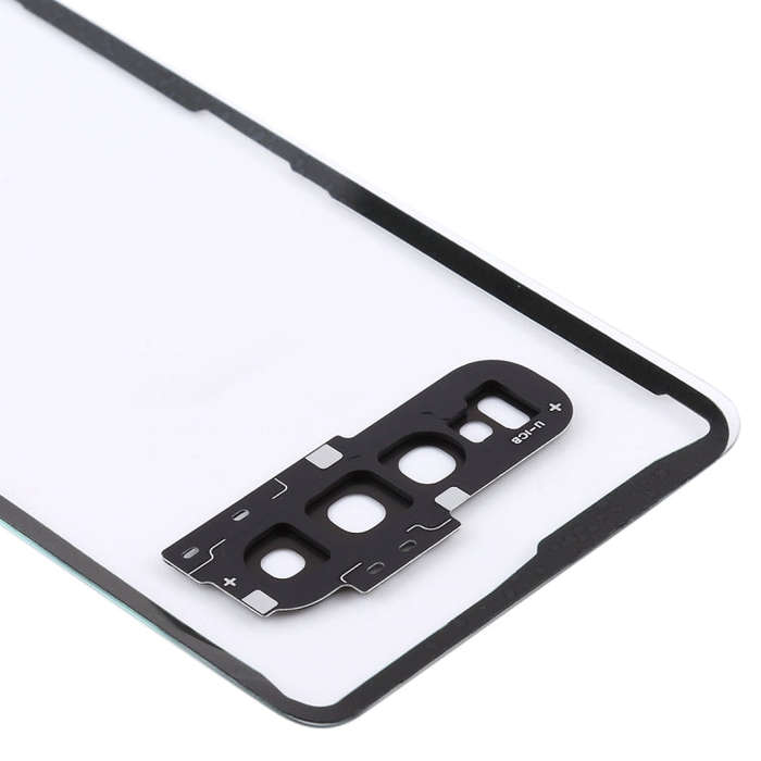 For Samsung Galaxy S10 G973F/DS G973U G973 SM-G973 Transparent Battery Back Cover with Camera Len...