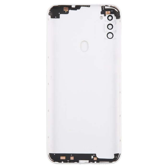 For Samsung Galaxy A11 SM-A115F Back Cover with Camera Lens Cover(White)