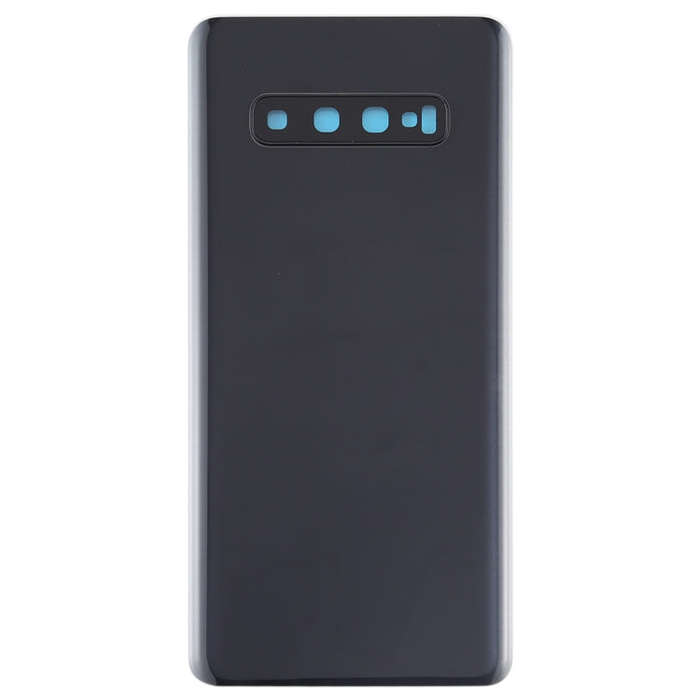 For Galaxy S10+ Battery Back Cover with Camera Lens (Black)