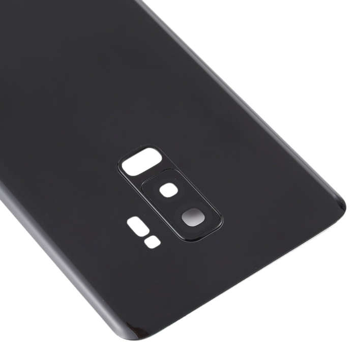 For Galaxy S9+ Battery Back Cover with Camera Lens (Black)