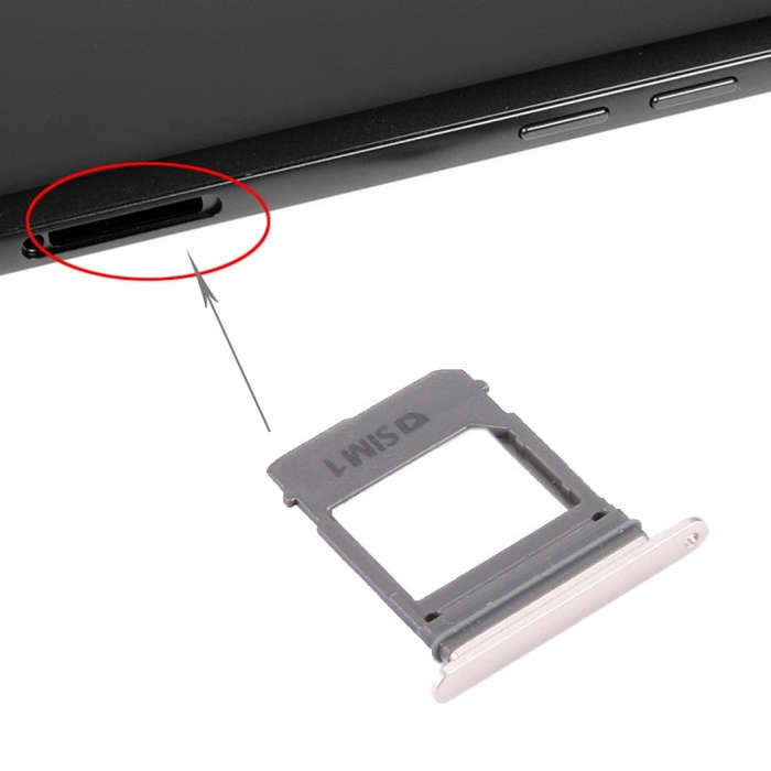 For Galaxy A5 (2017) / A520 & A7 (2017) / A720 SIM Card Tray + Micro SD Card Tray, Single Card (G...