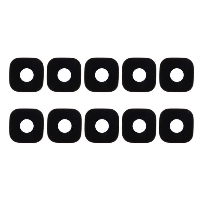 For Galaxy J7 Prime / G610 10pcs Back Camera Lens(Black)