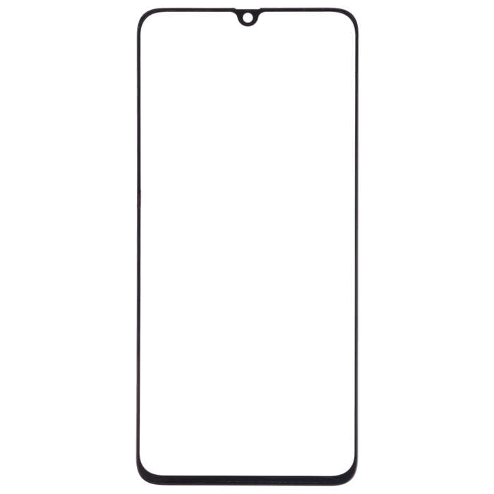 For Galaxy A70 Front Screen Outer Glass Lens (Black)