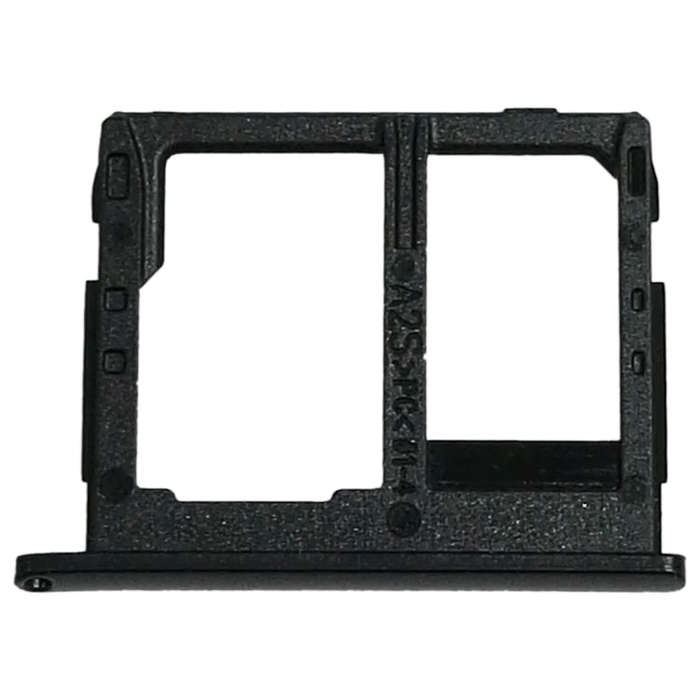 For Galaxy Tab A 8.0 / T380 / T385 SIM Card Tray +  Micro SD Card Tray (Black)