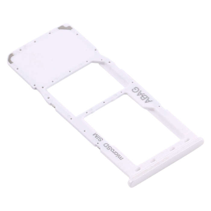 For Samsung Galaxy A21s SIM Card Tray + Micro SD Card Tray (White)