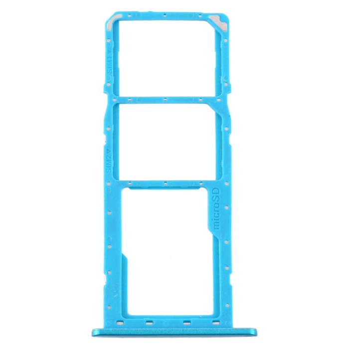 For Samsung Galaxy A11 SM-A115 SIM Card Tray + SIM Card Tray + Micro SD Card Tray (Green)