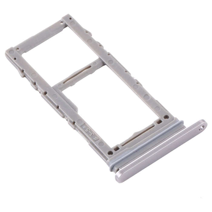 For Samsung Galaxy Note 10 Lite SM-N770 SIM Card Tray + Micro SD Card Tray (Silver)