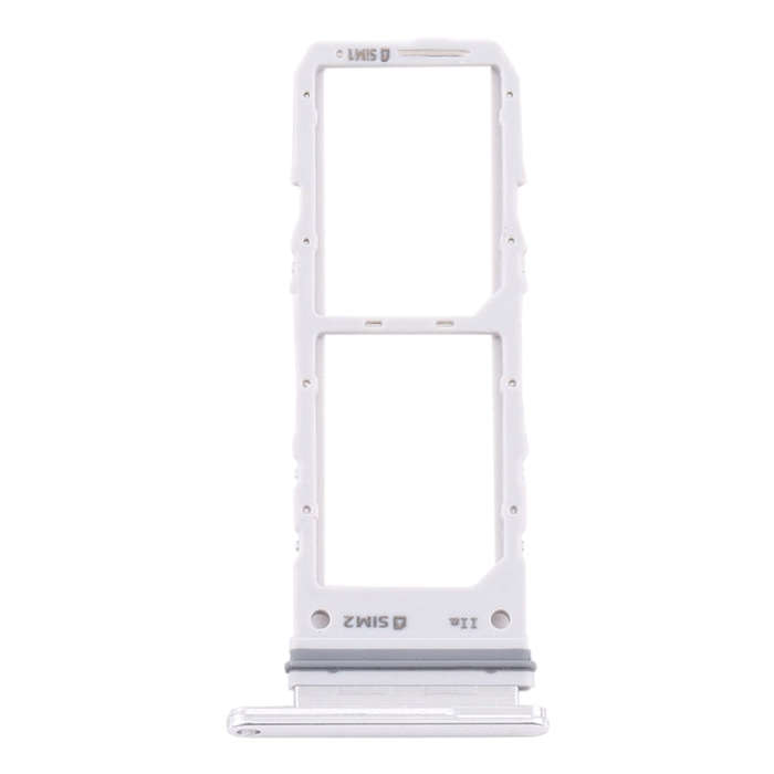 For Samsung Galaxy A90 5G SM-A908 SIM Card Tray + SIM Card Tray (Silver)