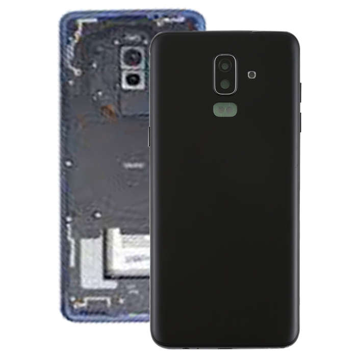 For Galaxy J8 (2018), J810F/DS, J810Y/DS, J810G/DS Back Cover with Side Keys & Camera Lens (Black)