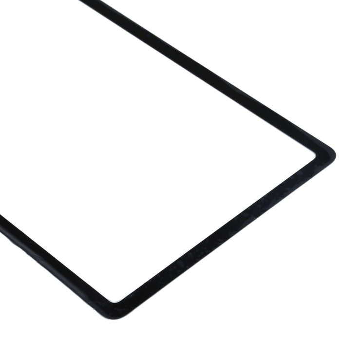 For Samsung Galaxy Tab S6 Lite SM-P610/P615  Front Screen Outer Glass Lens (Black)