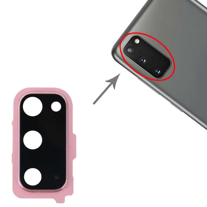 For Samsung Galaxy S20 Camera Lens Cover (Pink)