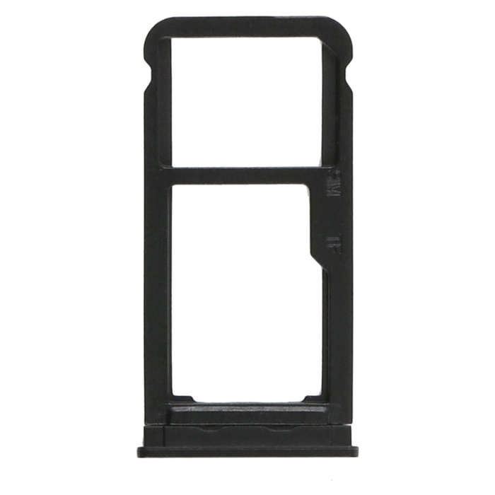 For Samsung Galaxy Tab A 8.0 2019 SM-T295 SIM Card Tray + Micro SD Card Tray (Black)