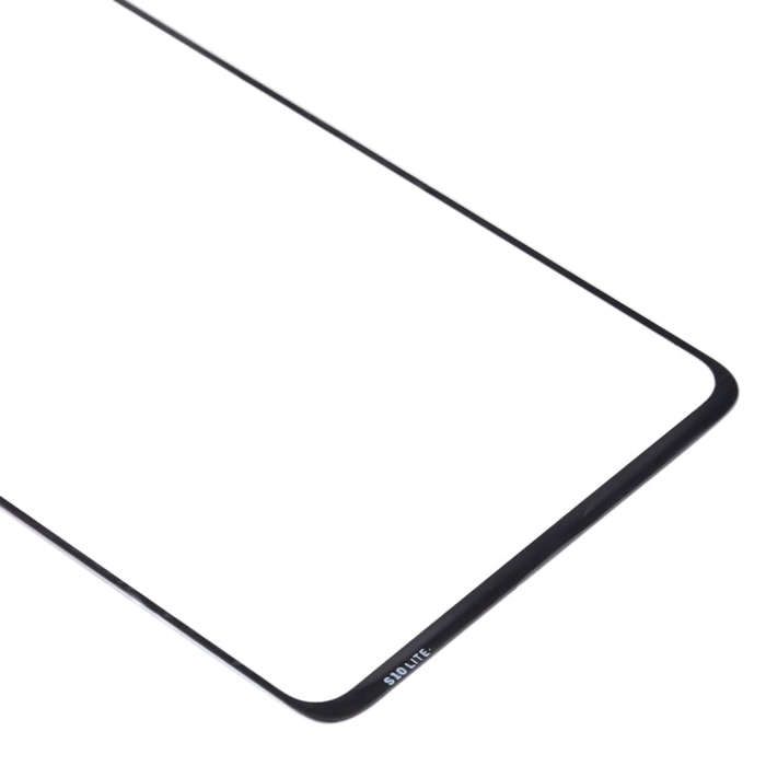 For Samsung Galaxy A71 10pcs Front Screen Outer Glass Lens (Black)