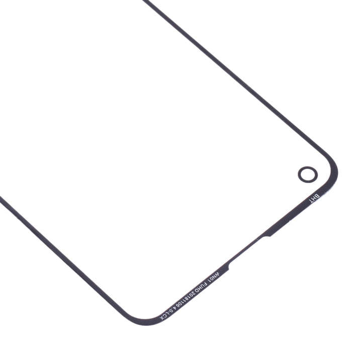 For Samsung Galaxy S10e SM-G970F/DS, SM-G970U, SM-G970W 10pcs Front Screen Outer Glass Lens (Black)